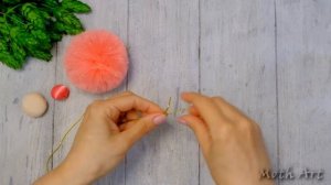 Такие чудесные куколки украшают мою елочку?Идеальный помпон из фатина❄️Елочные игрушки своими рукам