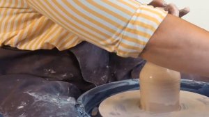 Как сделать бутылку из глины - форма с узким горлом