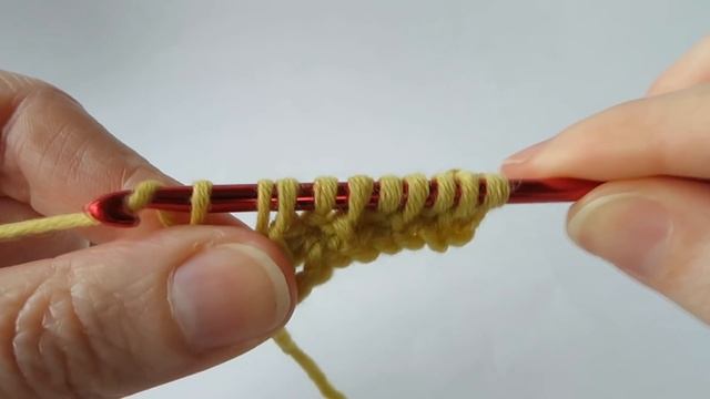 Tunisian Honeycomb Crochet Stitch смотреть онлайн