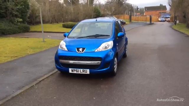 PEUGEOT 107 URBAN BLUE 2012 | WP61LRU смотреть онлайн