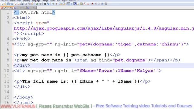 AngularJS Expressions Part 03 Telugu Objects and Strings-vlr training