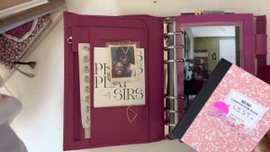 Moterm Luxe Personal 2.0 Unboxing and Flip Through | Fuschia Rose color