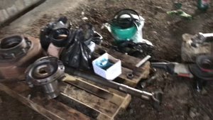 Замена накладок на прицепе МАЗ.