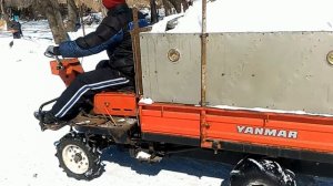 Самоходная тележка Yanmar 4 WD.