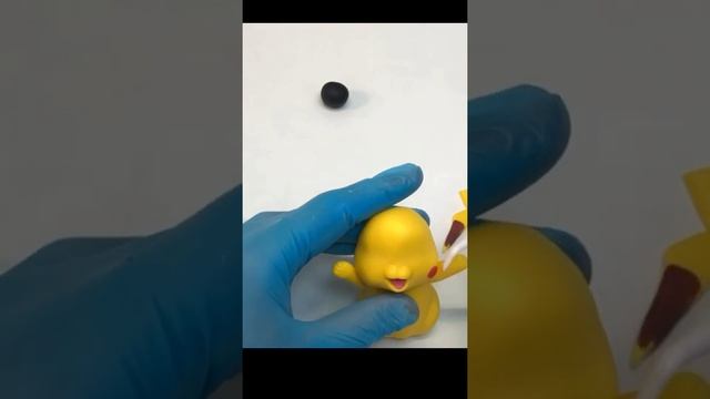 Как слепить Пикачу Покемон / PIKACHU figure / ピカチュウ