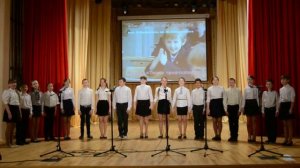 Хор Готопутовской школы  5 класс  Песня Ты да я, да мы с тобой