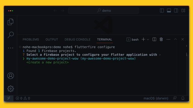 Add Firebase to your Flutter app: The fast way