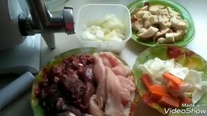 Кухонный комбайн Bosch MUM 54251. Пресс для цитрусовых, мясорубка. Часть 3