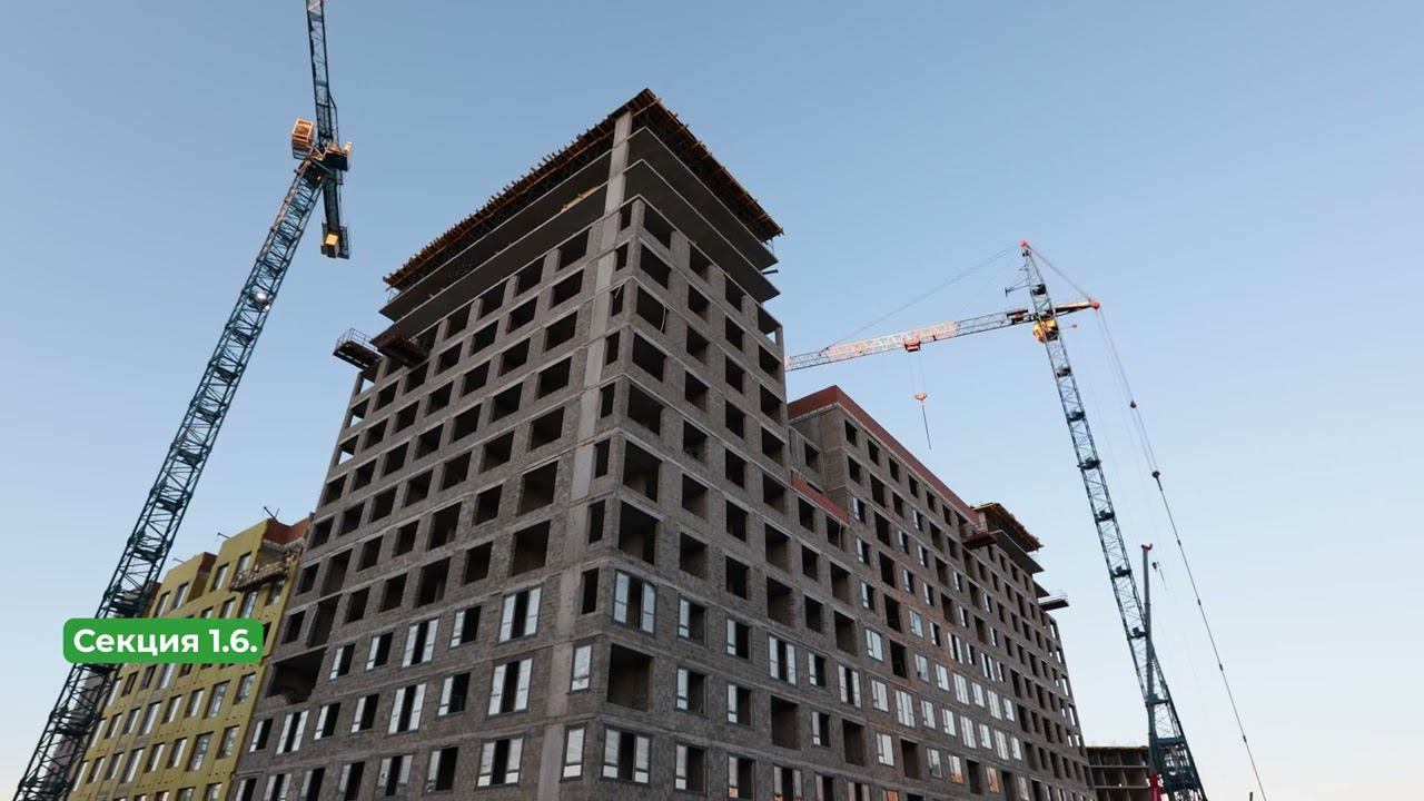 Дневник строительства ЖК "Уездные кварталы" - октябрь 2023 смотреть онлайн