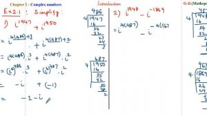 TN Class 12 - Complex Numbers - Intoduction