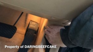 BMW X3 e83 2006 OBD 2 port location