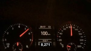 VW PASSAT B7 1.8 DSG разгон до 100км/ч