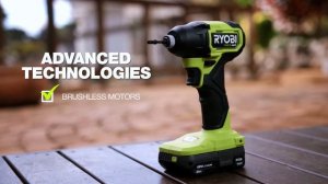 RYOBI 18V ONE+ HP Brushless Compact Impact Driver (RID18C) in action