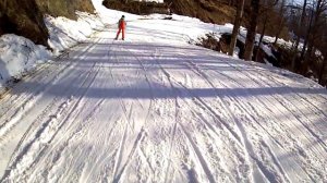 Роза Хутор, март 2020, трасса Роза Плато