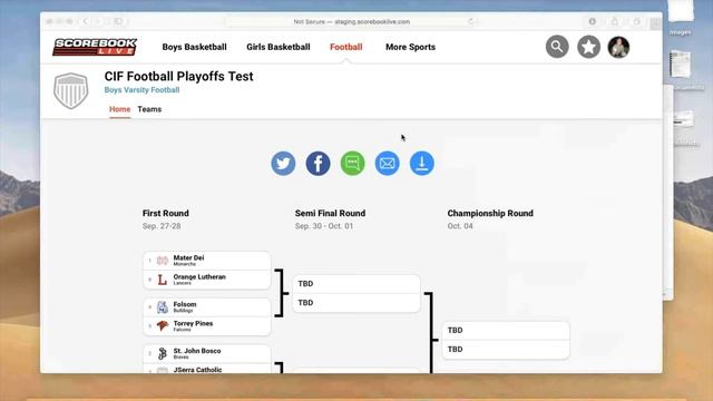 Scorebook Live Playoff Tournament Manager Tutorial смотреть онлайн
