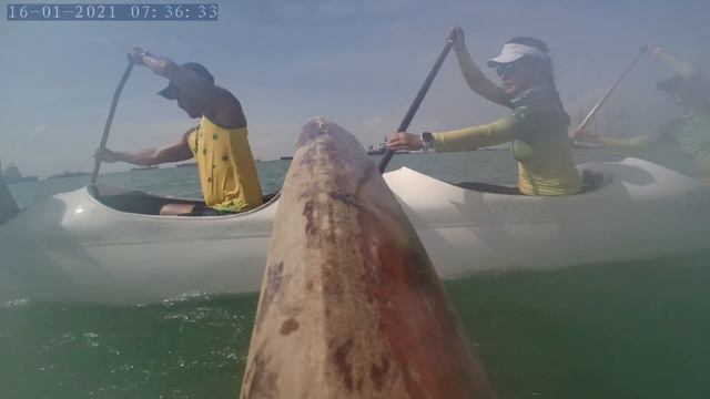 Austcham Paddle Club Singapore Outrigger Canoeing: another sunny day in Sentosa смотреть онлайн