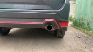 выхлоп sti  на Subaru Forester SK 2019