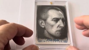 Vintage Topps 2019 Star Wars Masterworks Sketch Card - Grand Moff Tarkin - Autographed By Artist