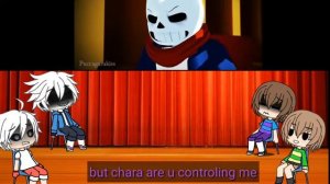 Sans , papyrus , chara and frisk reacting on Stronger Than you MMD