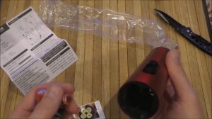 Посылка с Aliexpress.Электрический штопор для вина на батарейках.