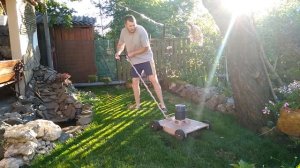 Газоно косилка из Электро двигателя.