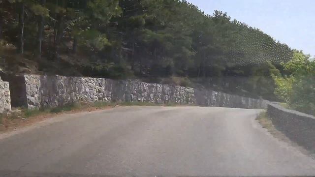 Сами в Крым - старое Симферопольское шоссе через Оползневое и Голубой залив