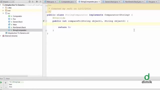 CS203 - JavaEE - Generic Interface
