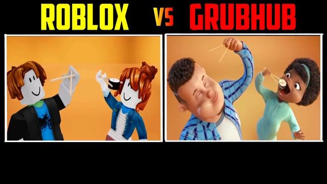[Comparison] Roblox Hub vs GrubHub but without music смотреть онлайн