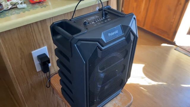 POLAROID Bluetooth Portable Speaker | Best Portable Party Boom Box | Wireless PA Mic under $50 смотреть онлайн