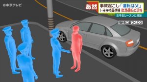 トヨタ自動車社員・細野一輝容疑者酒気帯び運転容疑で逮捕　父親も犯人隠避の疑い