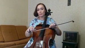19 урок-Плавные смены смычка на виолончели-как научиться?