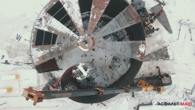 Битумное хранилище РВС-3000 с системой разогрева "КУПОЛ" для ООО "Пачелмская ДПМК" Пензенская обл смотреть онлайн