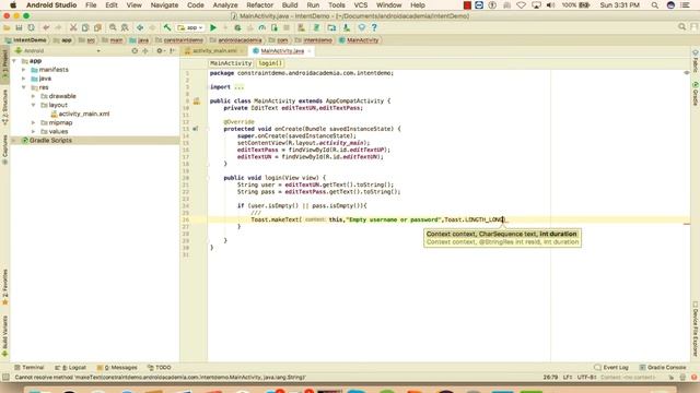 7. Simple Navigation using Intent ? смотреть онлайн