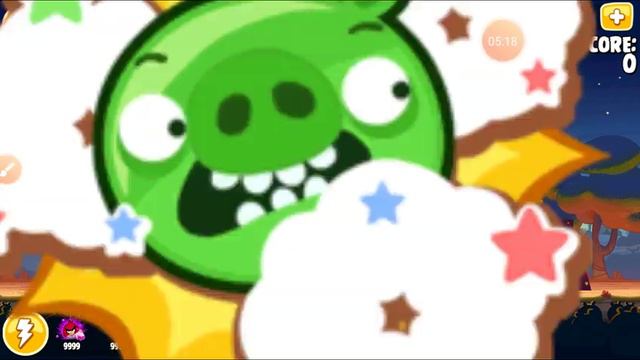 Angry birds Seasons abra-ca-bancon 6-14 gameplay смотреть онлайн