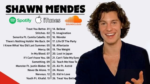 Лучшие хиты ShawnMendes Greatest Hits