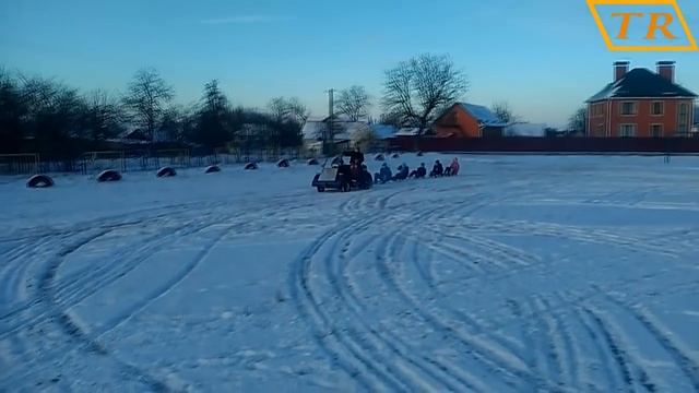 Багги из скутера + 7 саней смотреть онлайн