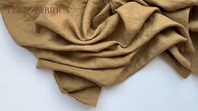Ткань для шитья. Ткань лён умягчённый с эффектом мятости (крэш)   Льняная ткань. Натуральный лен.