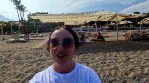 Турция 2023. Как ЗДЕСЬ СЕЙЧАС❗️МОРЕ и ПЛЯЖ отеля Ulusoy Kemer Holiday Club 5*. Кемер 2023