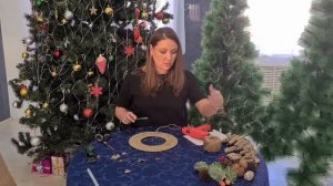 Мастер-класс "Рождественский венок"