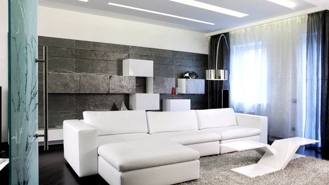 Современный дизайн зала в частном доме в стиле минимализм. Дизайн интерьера 2022. Гостиная смотреть онлайн