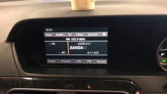 Mercedes Benz C class W204 2012 Radio Navi CD changer TEST show for customers . PART ID: 224011 смотреть онлайн