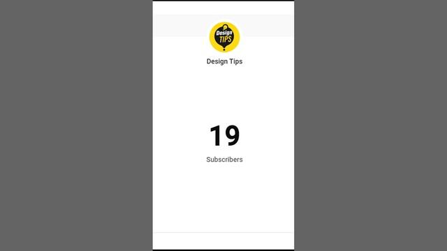 Thank you 19 subscribers. #design_tips #designtricks #tips #adobephotoshop