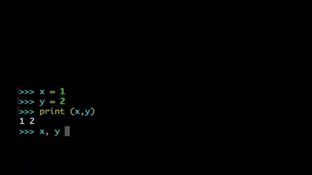 Python swap values of two variables
