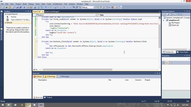 Add data to excel using vb net 2010 смотреть онлайн