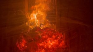 огонь в печи