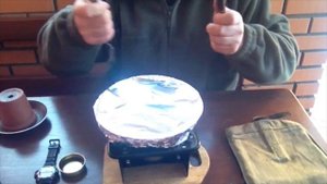 Приготовление еды на рыбалке