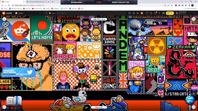 Ramee React to R/Place