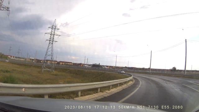 Занесло на виадуке 😭