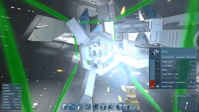 Stoney Plays... Space Engineers - Ep.02 - Mighty Mining Machine смотреть онлайн