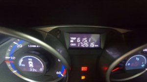How to Reset Trip A and B Data in Hyundai ix35 ( 2010 – 2015 ) - Clear Driving Info